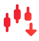 Bearish trade icon